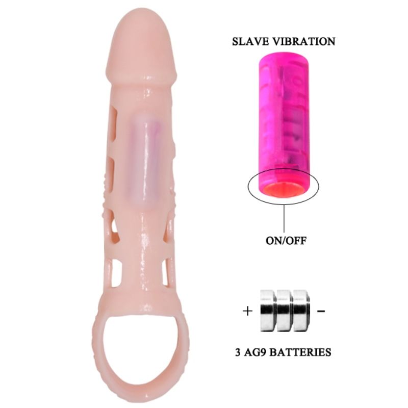 PRETTY LOVE - HARRISON FUNDA EXTENSORA PENE CON VIBRACIÓN Y STRAP 13.5 CM - Imagen 4