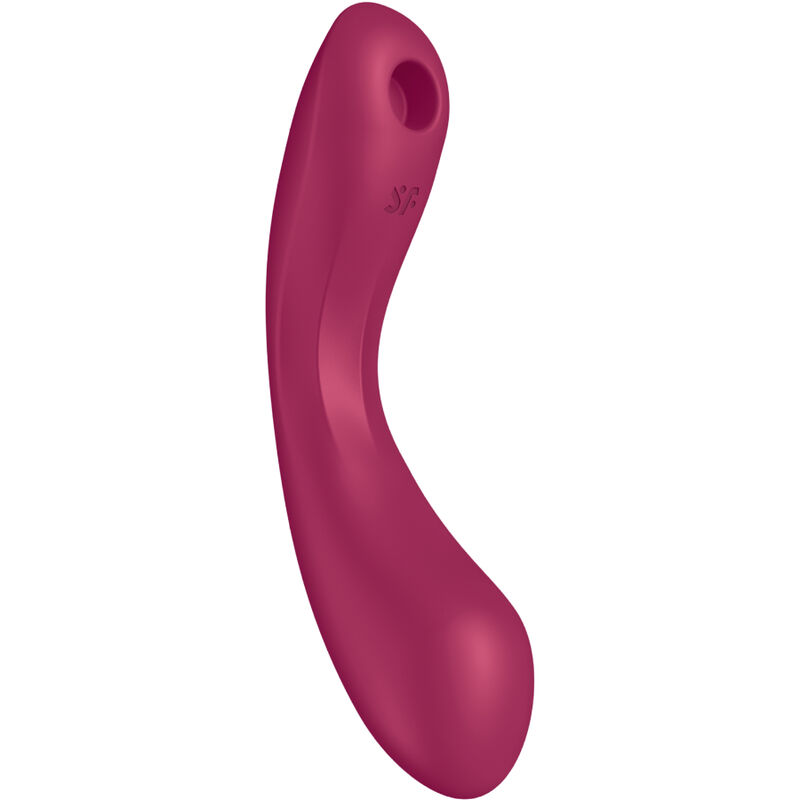 SATISFYER - CURVE TRINITY 1 AIR PULSE VIBRATION ROJO - Imagen 3