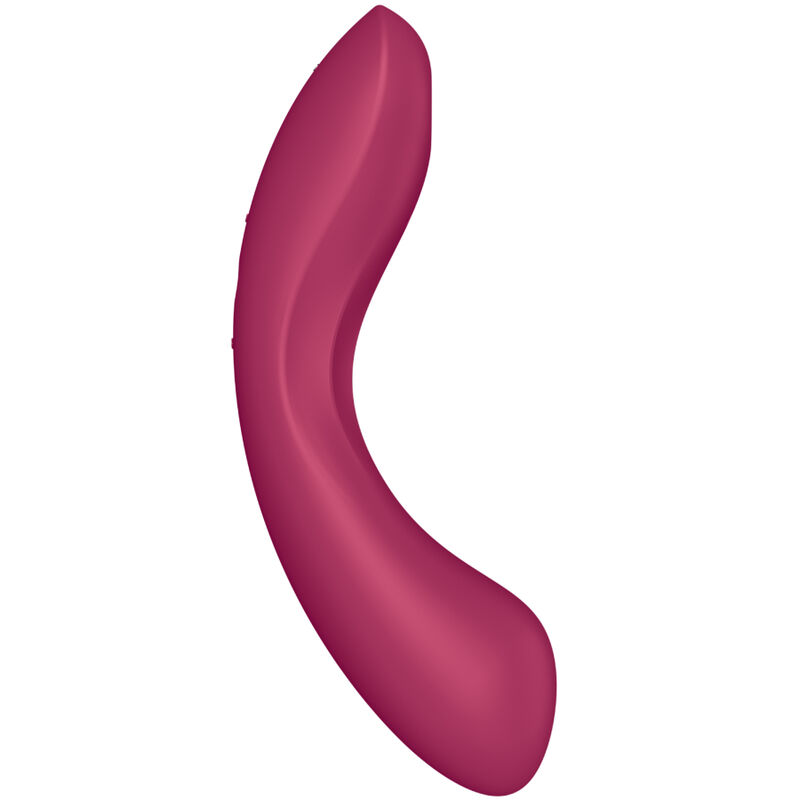 SATISFYER - CURVE TRINITY 1 AIR PULSE VIBRATION ROJO - Imagen 6