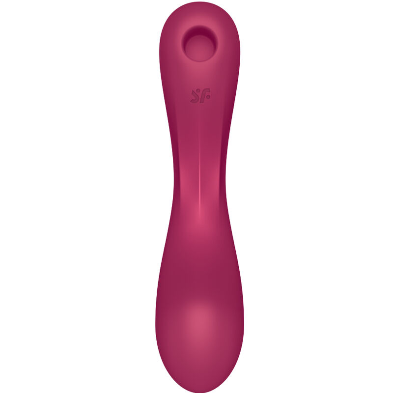 SATISFYER - CURVE TRINITY 1 AIR PULSE VIBRATION ROJO - Imagen 8