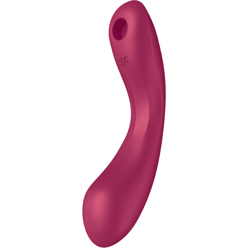 SATISFYER - CURVE TRINITY 1 AIR PULSE VIBRATION ROJO - Imagen 2