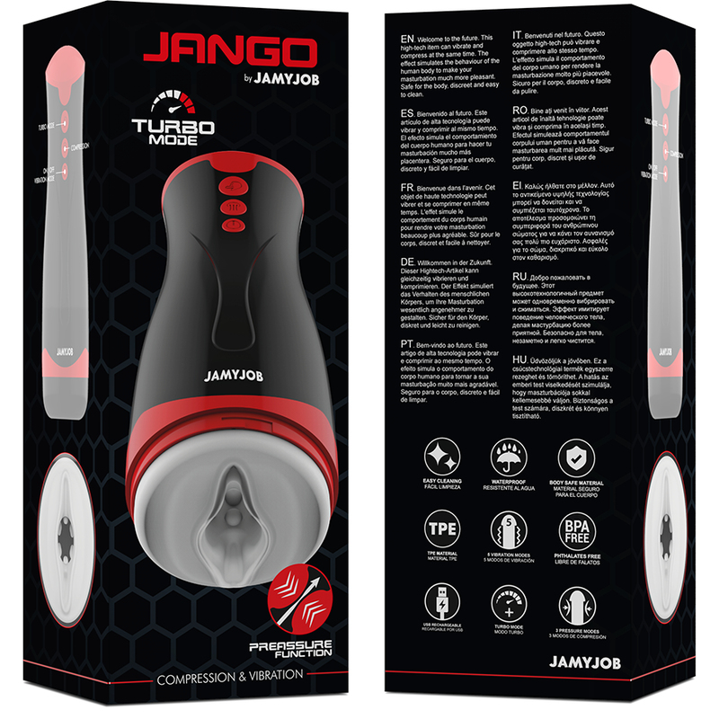 JAMYJOB - JANGO MASTURBADOR DE COMPRENSIÓN Y VIBRACIÓN - Imagen 7
