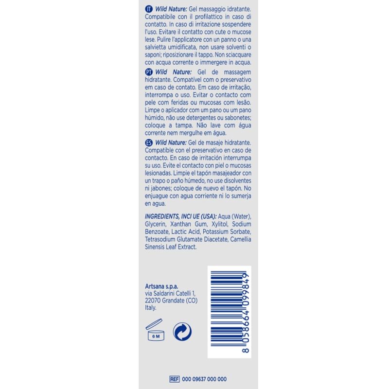 CONTROL - WILD NATURE GEL MASAJE 3 EN 1 200 ML - Imagen 2