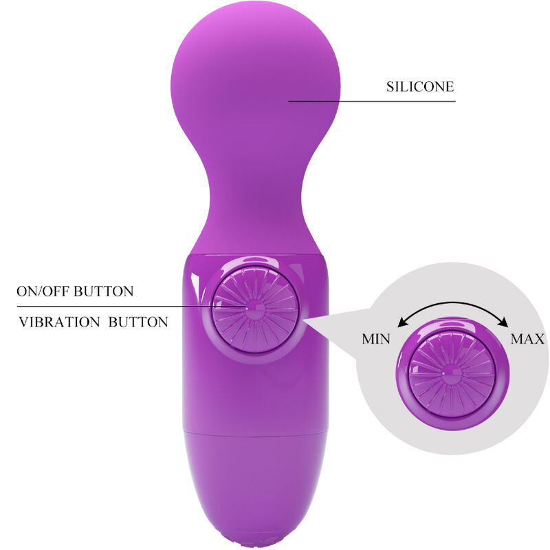 PRETTY LOVE - MINI MASAJEADOR PERSONAL MORADO - Imagen 8
