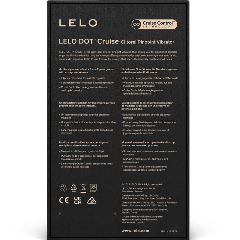 LELO - DOT CRUISE ESTIMULADOR DE CLÍTORIS AMARILLO - Imagen 7
