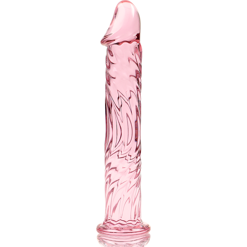 NEBULA SERIES BY IBIZA - MODELO 12 DILDO CRISTAL ROSA 17 CM -O- 3.5 CM - Imagen 4