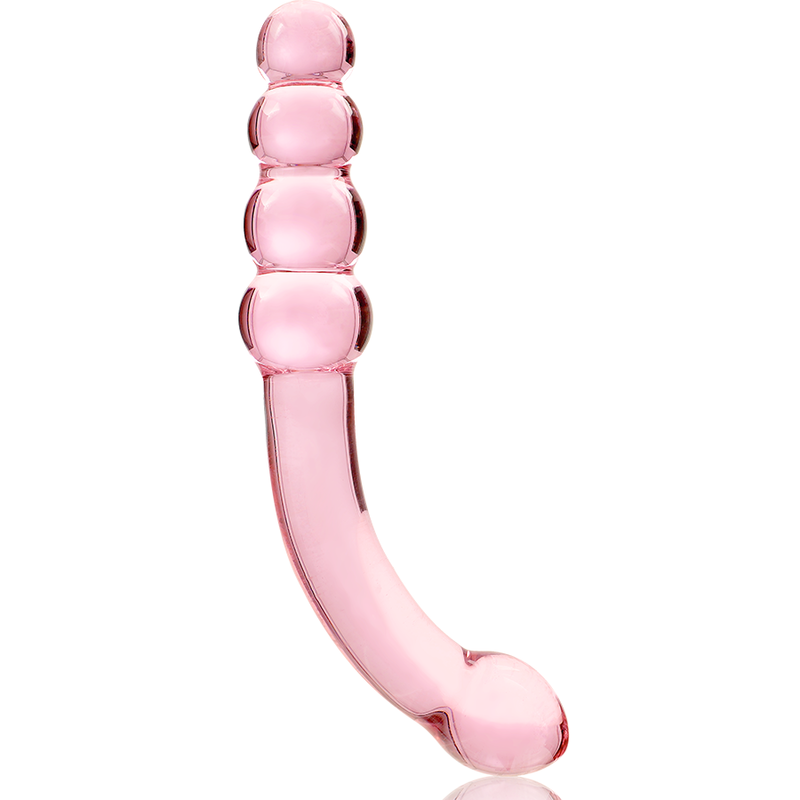 NEBULA SERIES BY IBIZA - MODELO 14 DILDO CRISTAL ROSA 18.5 CM -O- 3 CM - Imagen 4