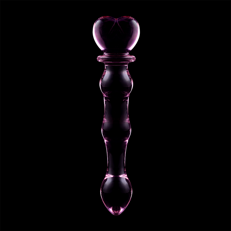 NEBULA SERIES BY IBIZA - MODELO 21 DILDO CRISTAL ROSA 20.5 CM -O- 3.5 CM - Imagen 2