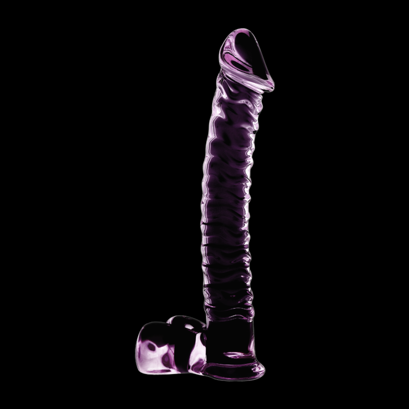 NEBULA SERIES BY IBIZA - MODELO 23 DILDO CRISTAL ROSA 21.5 CM -O- 4 CM - Imagen 5