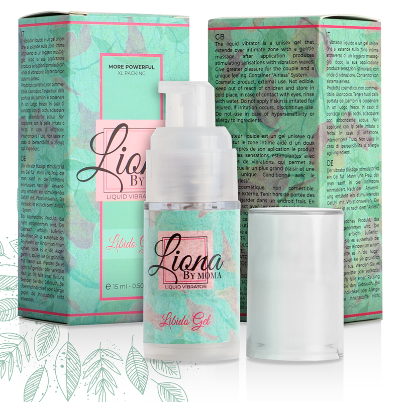 LIONA BY MOMA - VIBRADOR LIQUIDO LIBIDO GEL 15 ML - Imagen 4