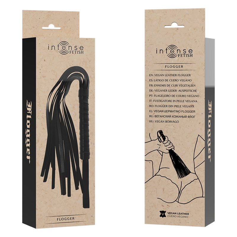 INTENSE - FETISH LÁTIGO DE CUERO VEGANO - Imagen 5