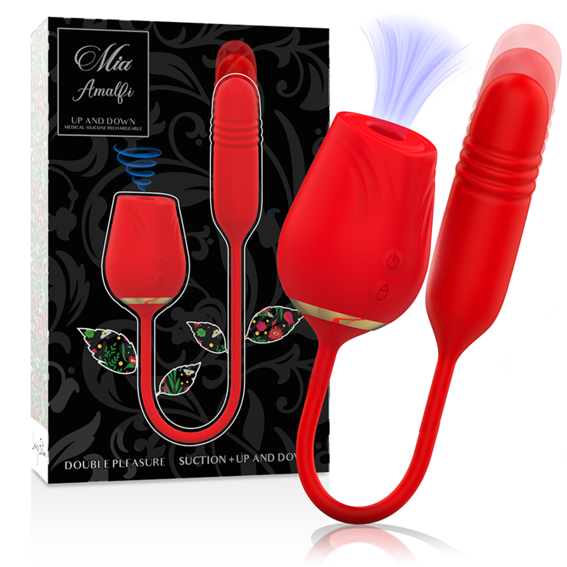 MIA - AMALFI DOBLE PLEASURE SUCCIONADOR + UP AND DOWN - Imagen 2