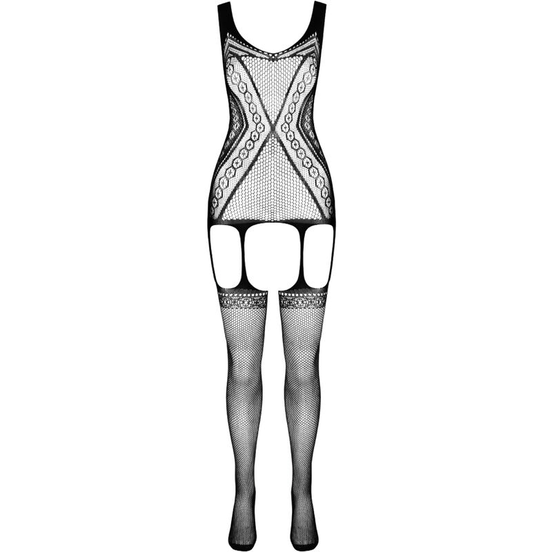 PASSION - ECO COLLECTION BODYSTOCKING ECO BS007 NEGRO - Imagen 4