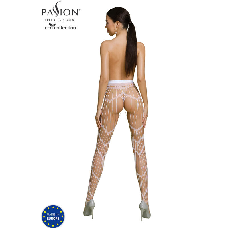PASSION - ECO COLLECTION BODYSTOCKING ECO S006 BLANCO - Imagen 2