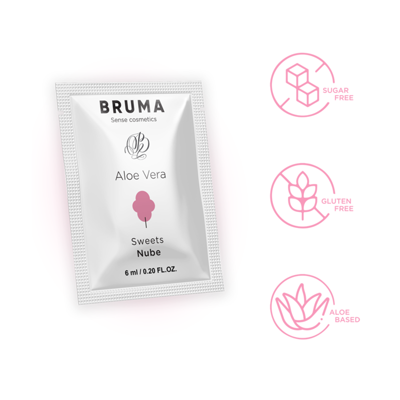 BRUMA - 6 ML GEL DESLIZANTE CON ALOE VERA SABOR A NUBE - Imagen 4