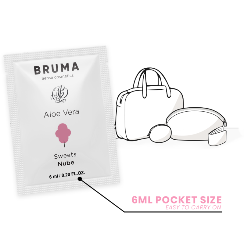 BRUMA - 6 ML GEL DESLIZANTE CON ALOE VERA SABOR A NUBE - Imagen 2
