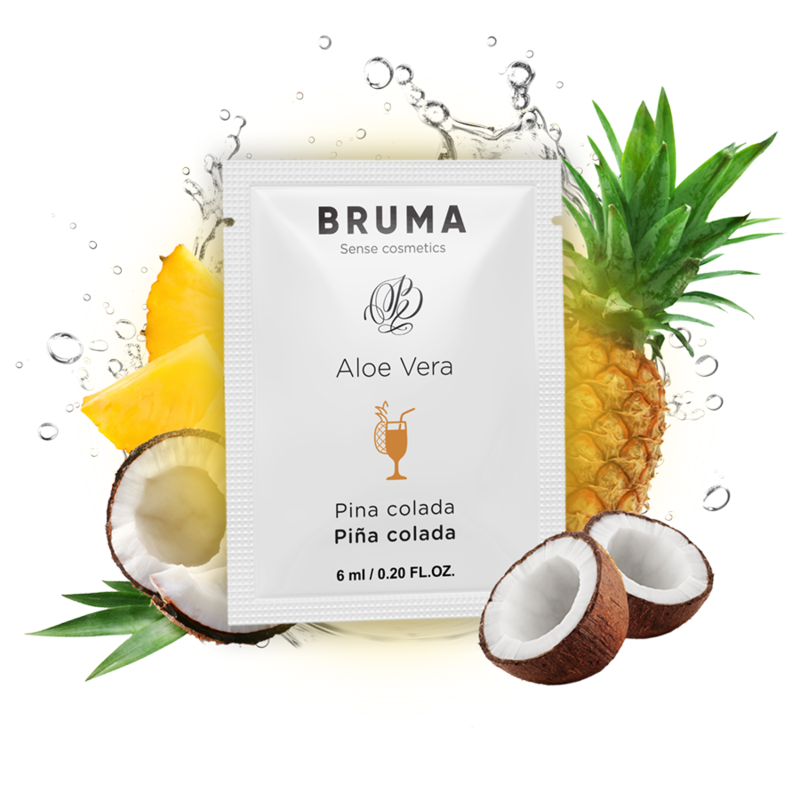BRUMA - 6 ML GEL DESLIZANTE CON ALOE VERA SABOR A PIÑA COLADA - Imagen 5