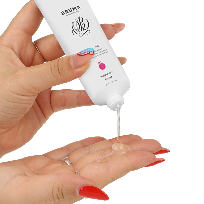 BRUMA - GEL DESLIZANTE CON ALOE VERA SABOR A CHICLE 100 ML - Imagen 2