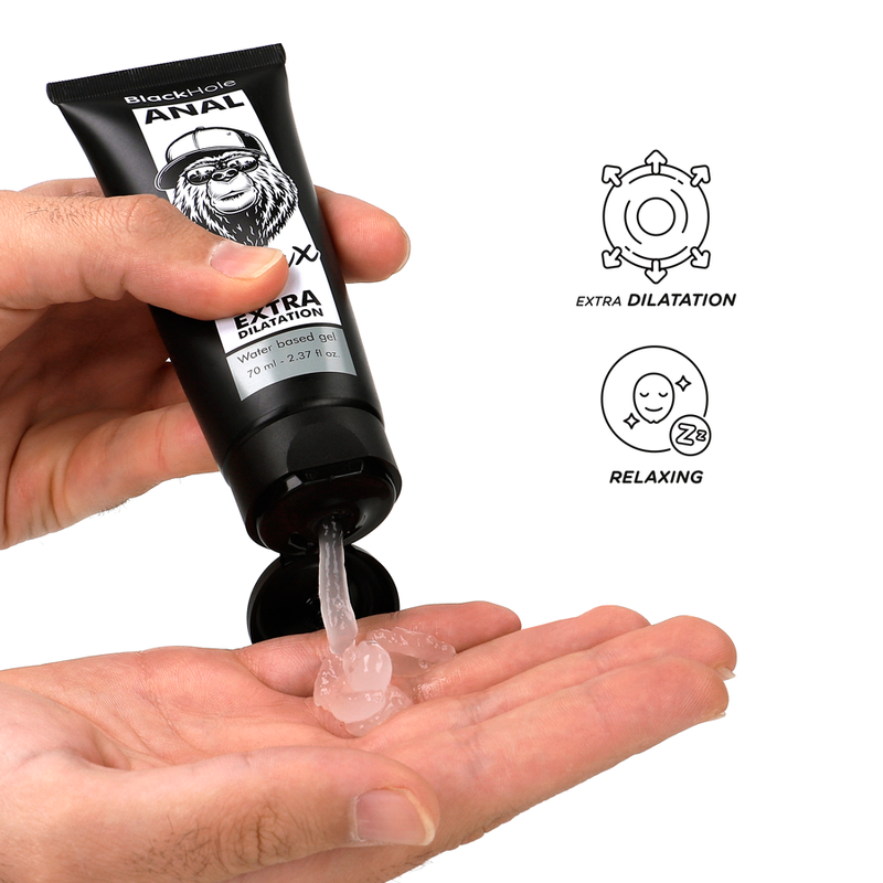 BLACK HOLE - GEL BASE AGUA DILATACIÓN ANAL 70 ML - Imagen 7
