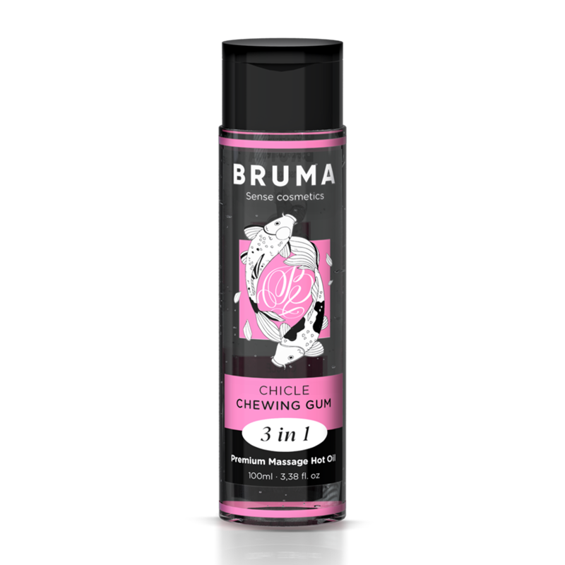 BRUMA - ACEITE DE MASAJE PREMIUM EFECTO CALOR SABOR CHICLE 3 EN 1 - 100 ML - Imagen 2