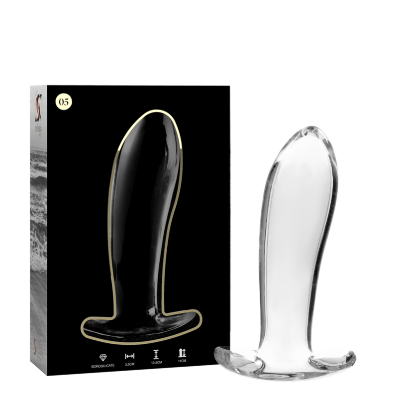 NEBULA SERIES BY IBIZA - MODELO 5 PLUG CRISTAL TRANSPARENTE 12.5 CM -O- 3.5 CM - Imagen 7