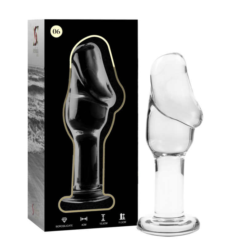 NEBULA SERIES BY IBIZA - MODELO 6 PLUG CRISTAL TRANSPARENTE 12.5 CM -O- 4 CM - Imagen 3