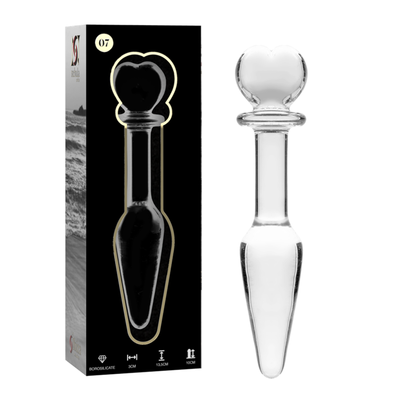 NEBULA SERIES BY IBIZA - MODELO 7 PLUG CRISTAL TRANSPARENTE 13.5 CM -O- 3 CM - Imagen 7