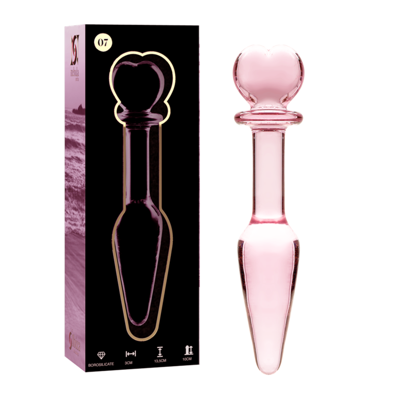 NEBULA SERIES BY IBIZA - MODELO 7 PLUG CRISTAL ROSA 13.5 CM -O- 3 CM - Imagen 7