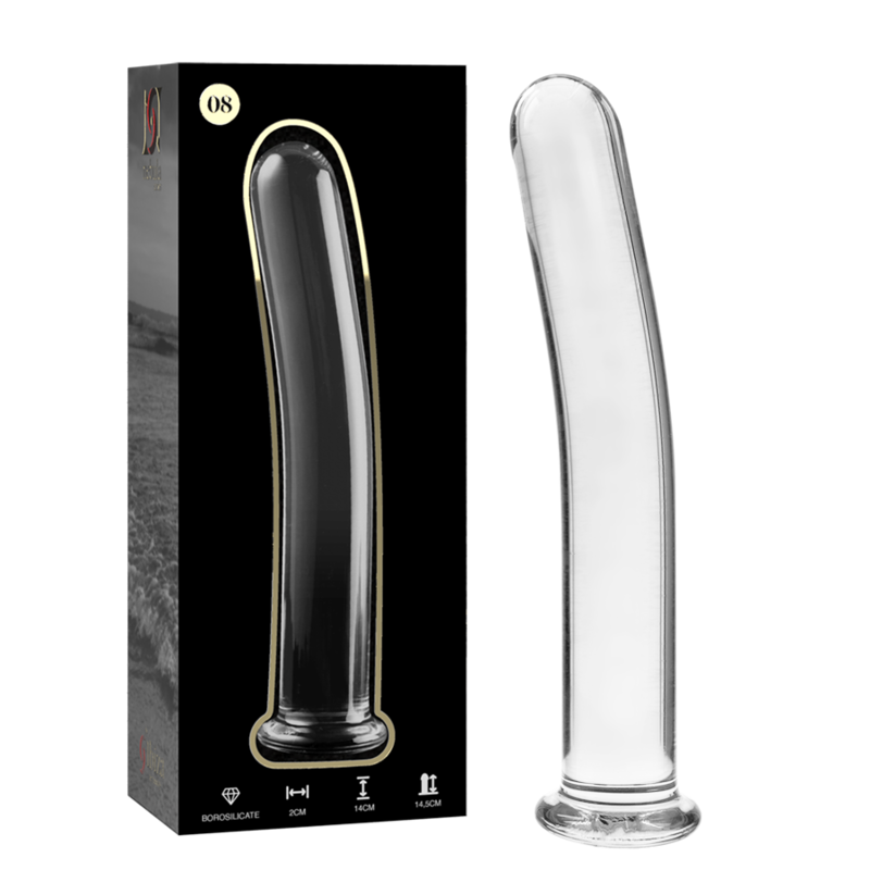 NEBULA SERIES BY IBIZA - MODELO 8 DILDO CRISTAL TRANSPARENTE 14.5 CM -O- 2 CM - Imagen 2