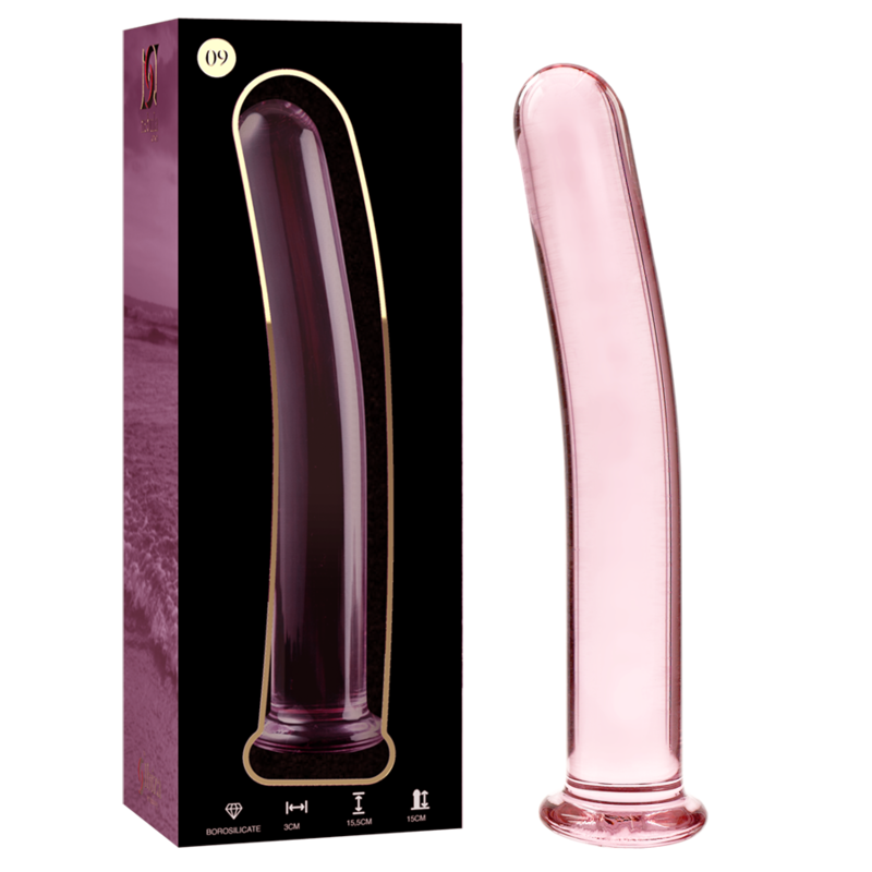 NEBULA SERIES BY IBIZA - MODELO 9 DILDO CRISTAL ROSA 15.5 CM -O- 2.5 CM - Imagen 6