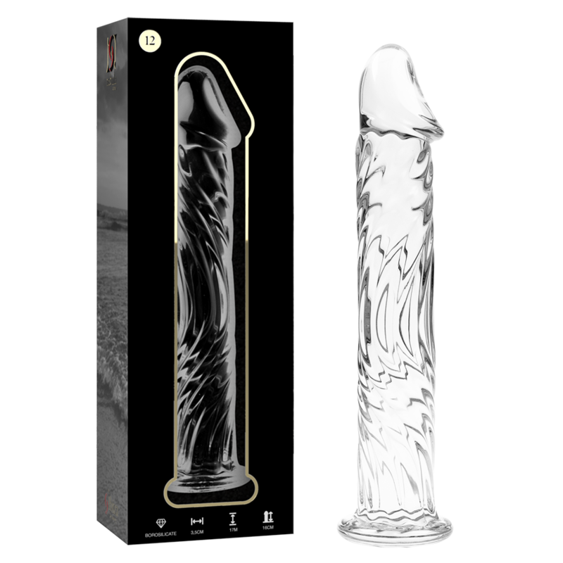 NEBULA SERIES BY IBIZA - MODELO 12 DILDO CRISTAL TRANSPARENTE 17 CM -O- 3.5 CM - Imagen 2