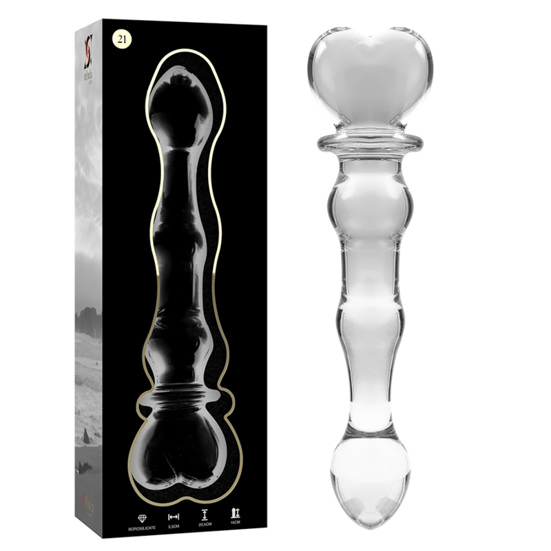 NEBULA SERIES BY IBIZA - MODELO 21 DILDO CRISTAL TRANSPARENTE 20.5 CM -O- 3.5 CM - Imagen 6
