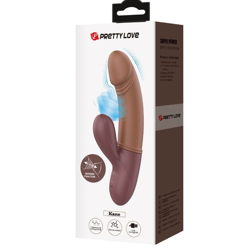 PRETTY LOVE - KANE VIBRADOR PUNTO G & SUCCIONADOR - Imagen 5