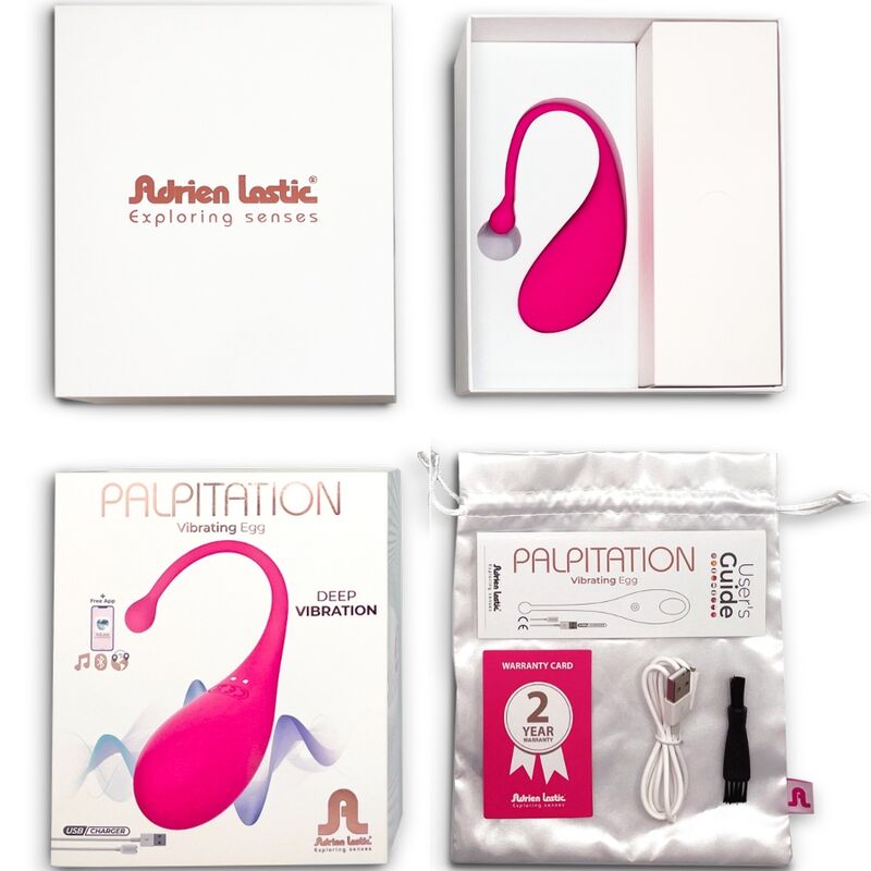 ADRIEN LASTIC - PALPITATION HUEVO VIBRADOR ROSA - APP GRATUITA - Imagen 8