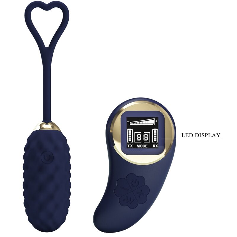 PRETTY LOVE - VIVIAN HUEVO VIBRADOR CONTROL REMOTO AZUL - Imagen 9