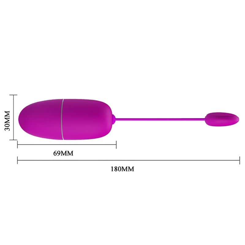 PRETTY LOVE - NYMPH HUEVO VIBRADOR CONTROLADO POR APP VIOLETA - Imagen 11