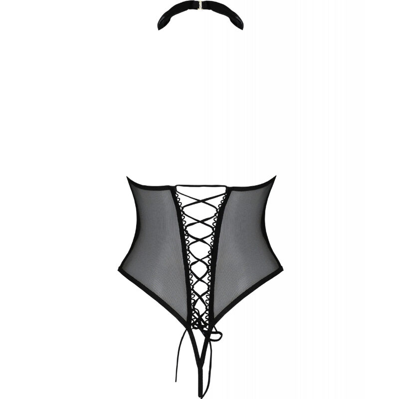 PASSION - TRISHA BODY ABIERTO NEGRO S/M - Imagen 4