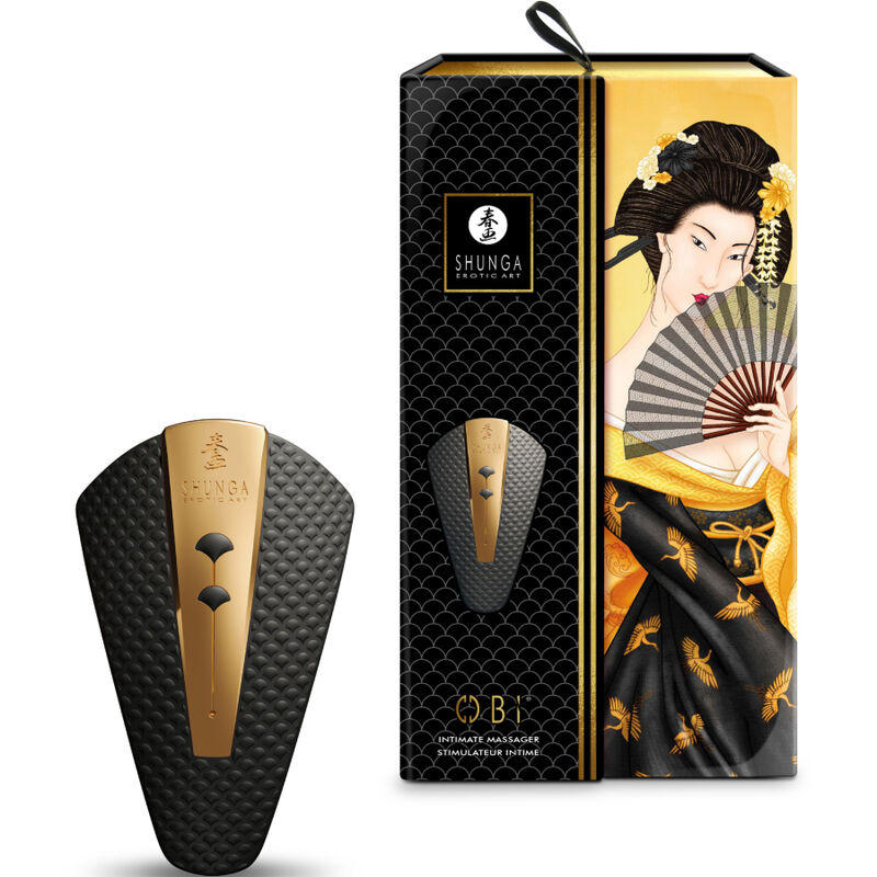 SHUNGA - OBI MASAJEADOR INTIMO NEGRO - Imagen 5