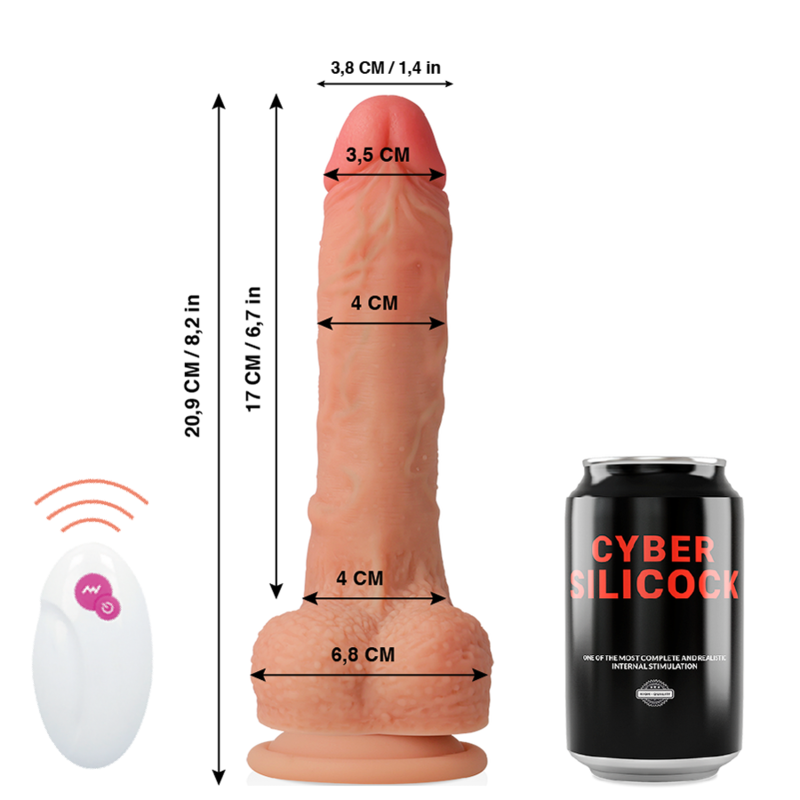 CYBER SILICOCK - REALÍSTICO CONTROL REMOTO MR RICK 20.9 CM -O- 4 CM - Imagen 7