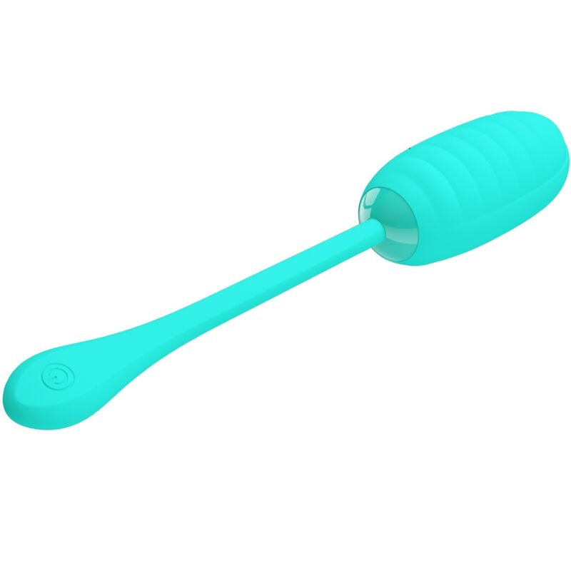 PRETTY LOVE - KIRK HUEVO VIBRADOR RECARGABLE VERDE AGUA - Imagen 4