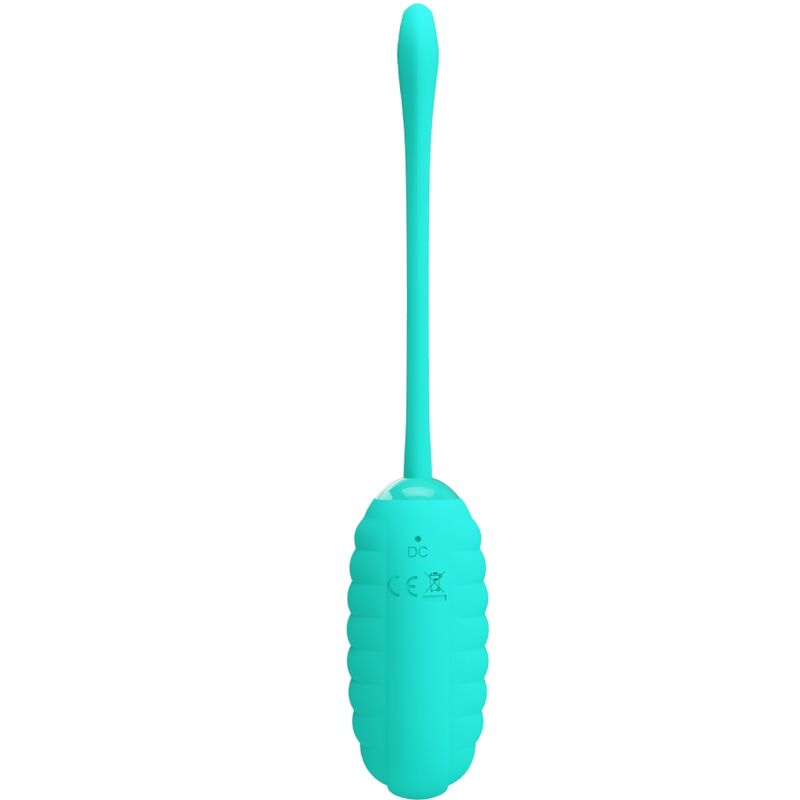 PRETTY LOVE - KIRK HUEVO VIBRADOR RECARGABLE VERDE AGUA - Imagen 3