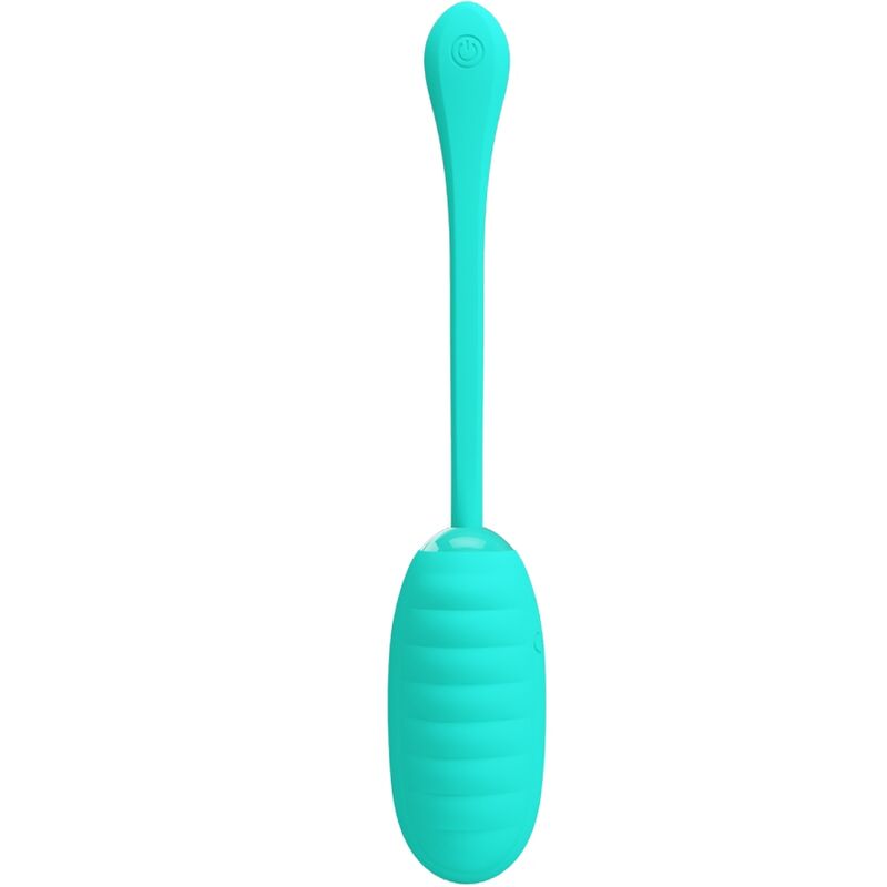 PRETTY LOVE - KIRK HUEVO VIBRADOR RECARGABLE VERDE AGUA - Imagen 2