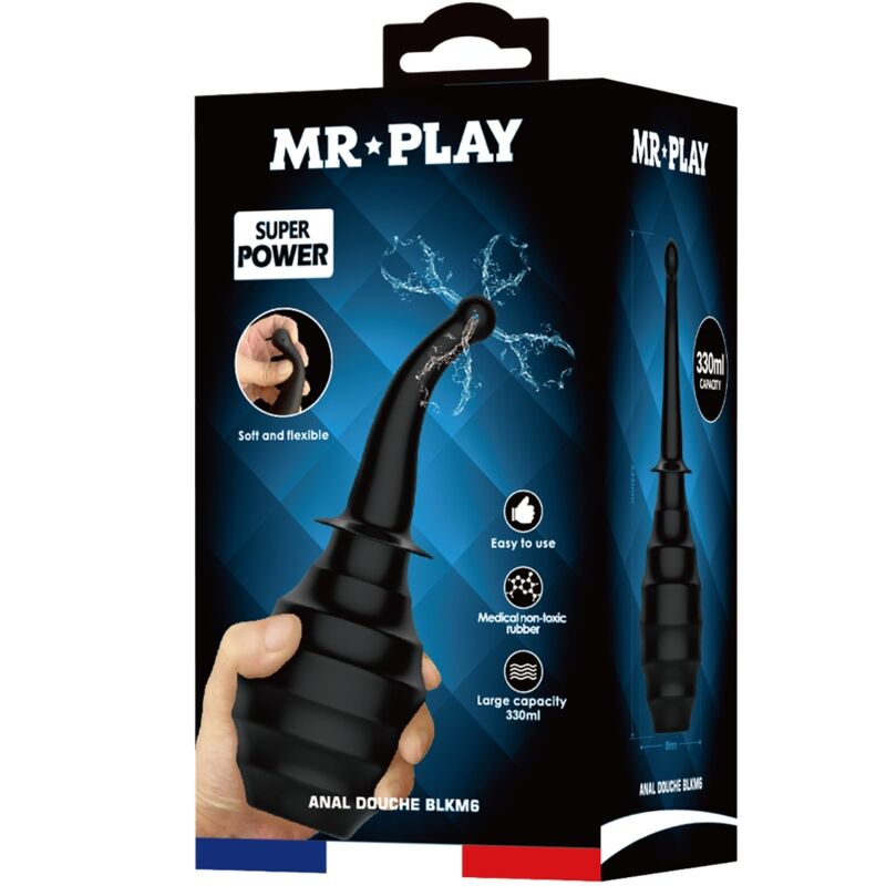 MR PLAY - DUCHA ANAL BLKM6 SUPER POWER NEGRO - Imagen 4
