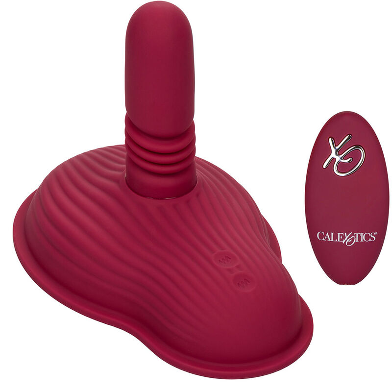 CALEXOTICS - RIDER MASAJEADOR DOBLE MOTOR CONTROL REMOTO ROJO - Imagen 15