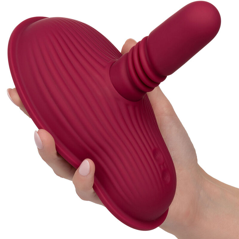 CALEXOTICS - RIDER MASAJEADOR DOBLE MOTOR CONTROL REMOTO ROJO - Imagen 8