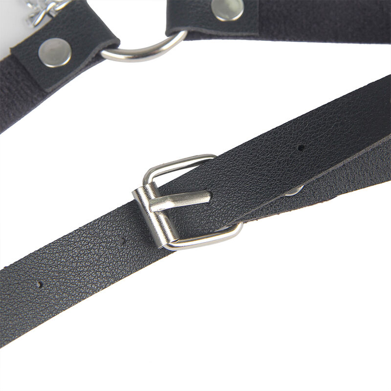 SUBBLIME - ARNÉS FORMA CINTURON CUERO NEGRO TALLA ÚNICA - Imagen 9