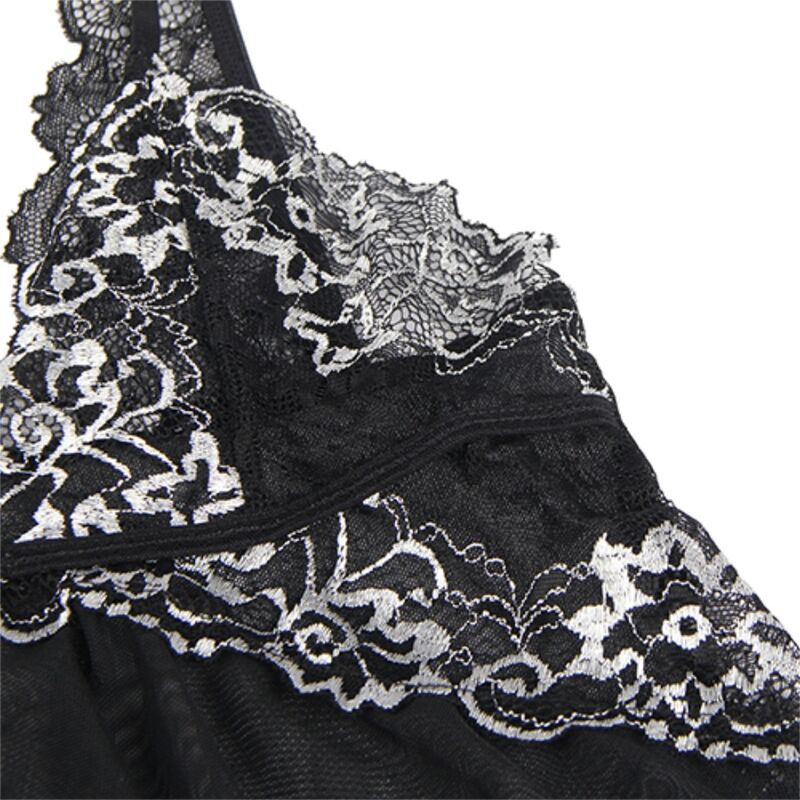 SUBBLIME - BABYDOLL TELA TUL PECHO ENCAJE L/XL - Imagen 8