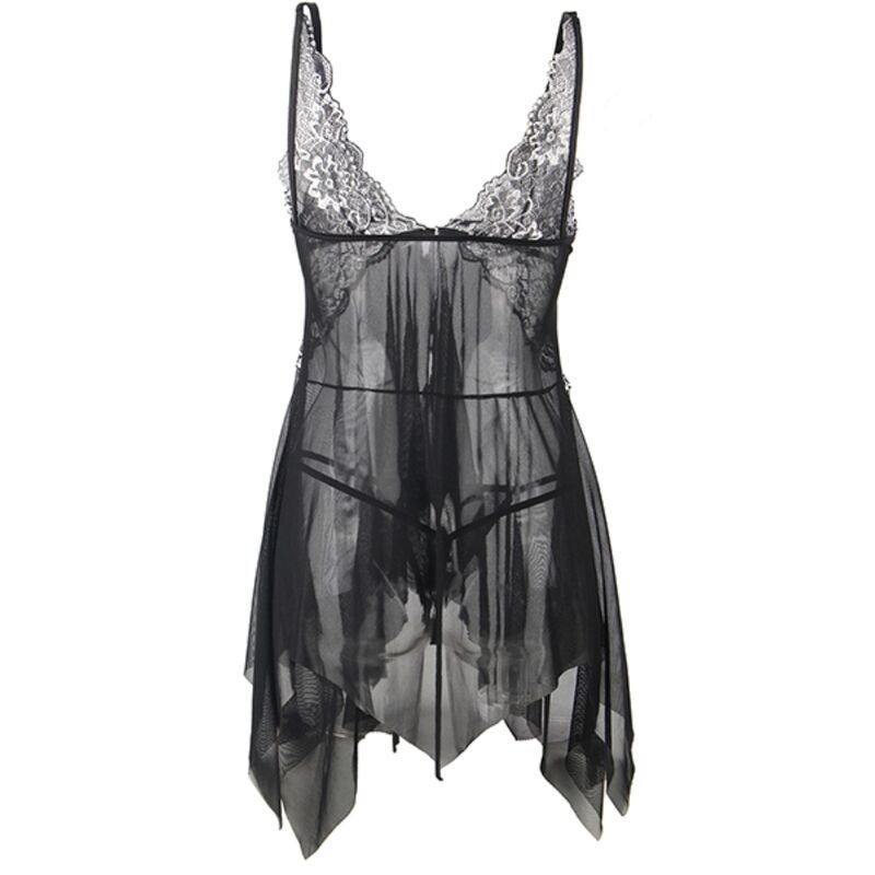 SUBBLIME - BABYDOLL TELA TUL PECHO ENCAJE L/XL - Imagen 6