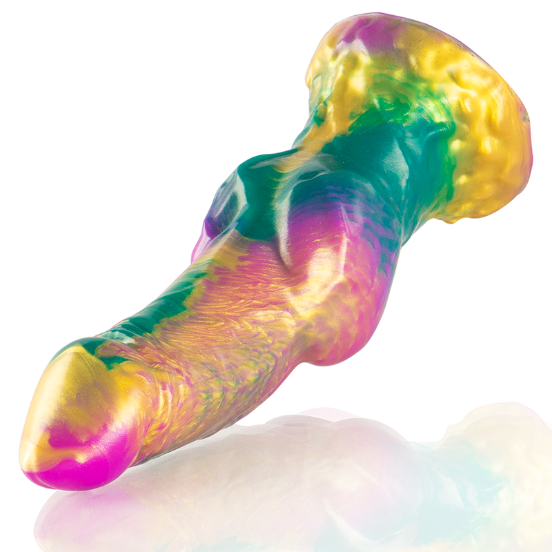 EPIC - IRIS DILDO CON TESTÍCULOS ARCOÍRIS DE PLACER - Imagen 5