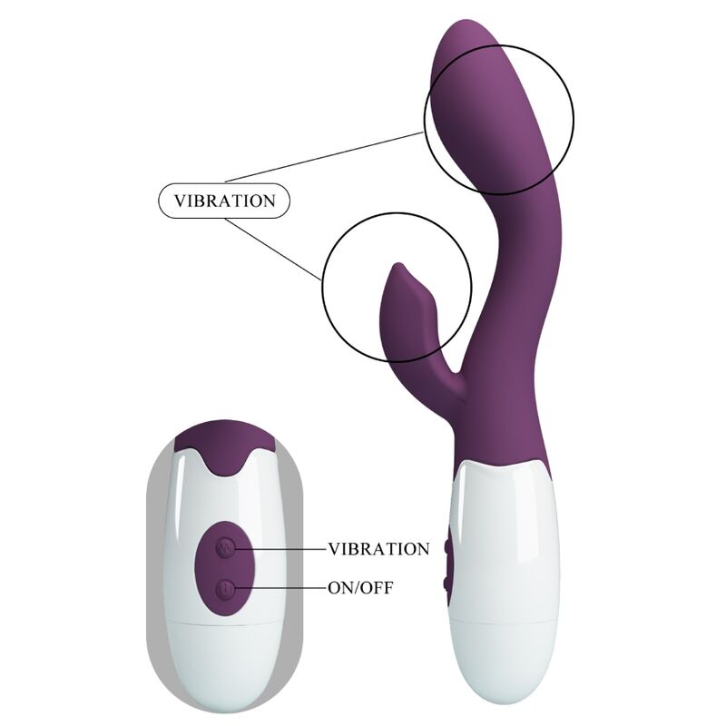 PRETTY LOVE - BRIGHTY VIBRADOR PUNTO G MORADO - Imagen 10